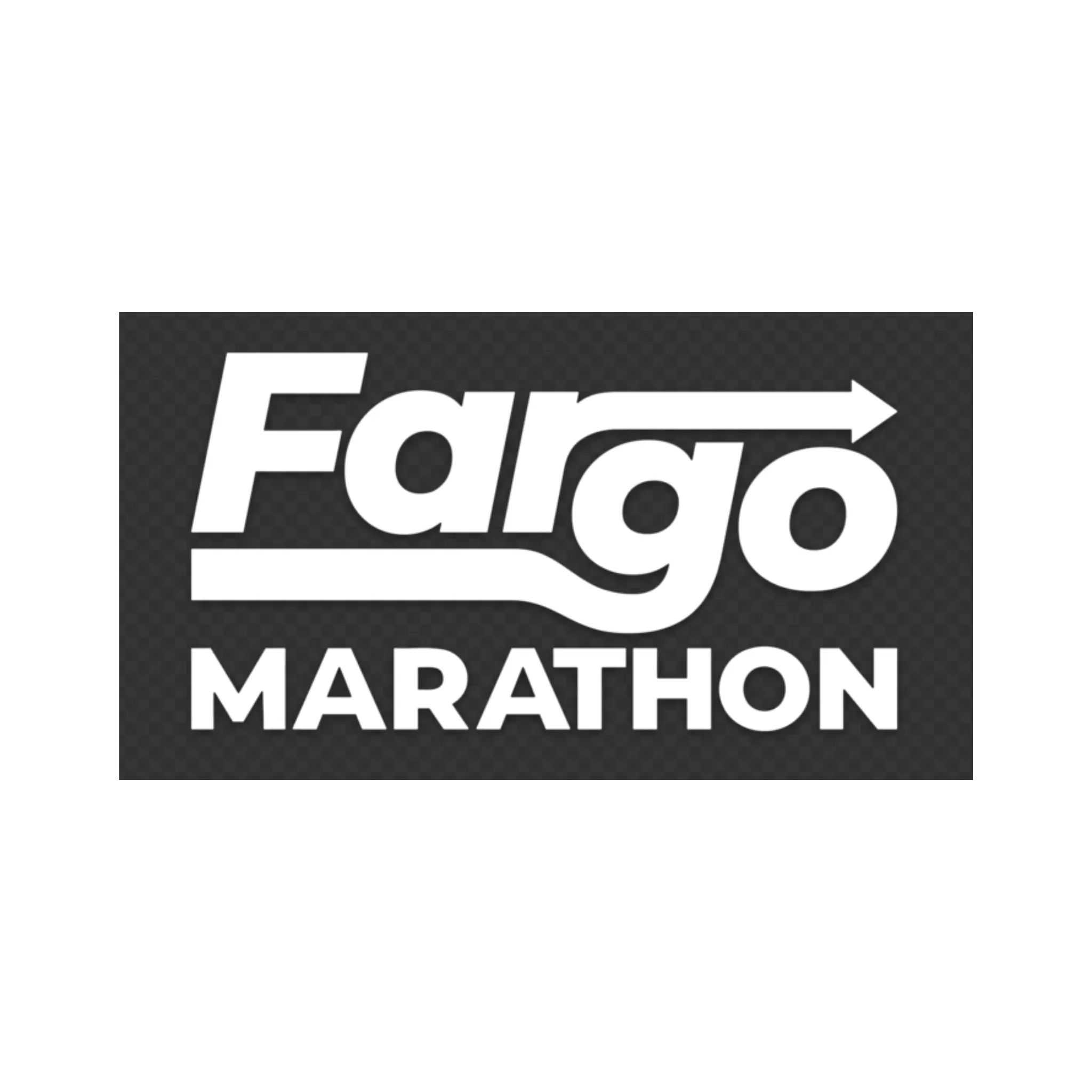 Fargo Marathon logo with translucent background