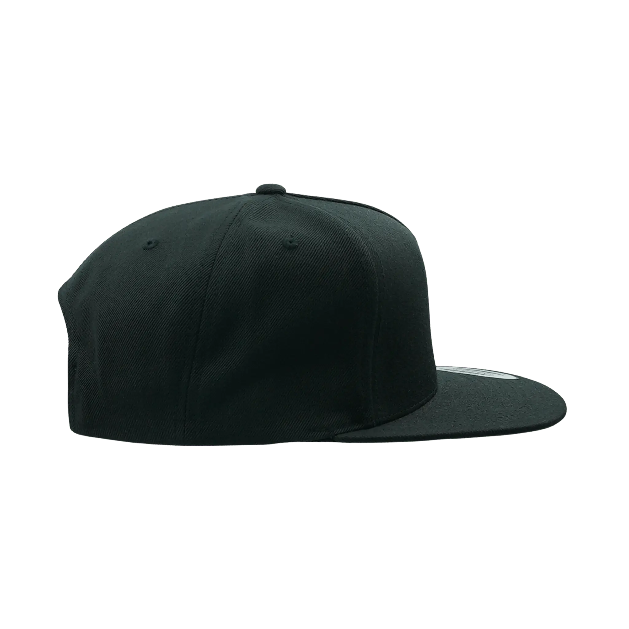 Black snapback cap with 'Hot Chocolate Run' logo