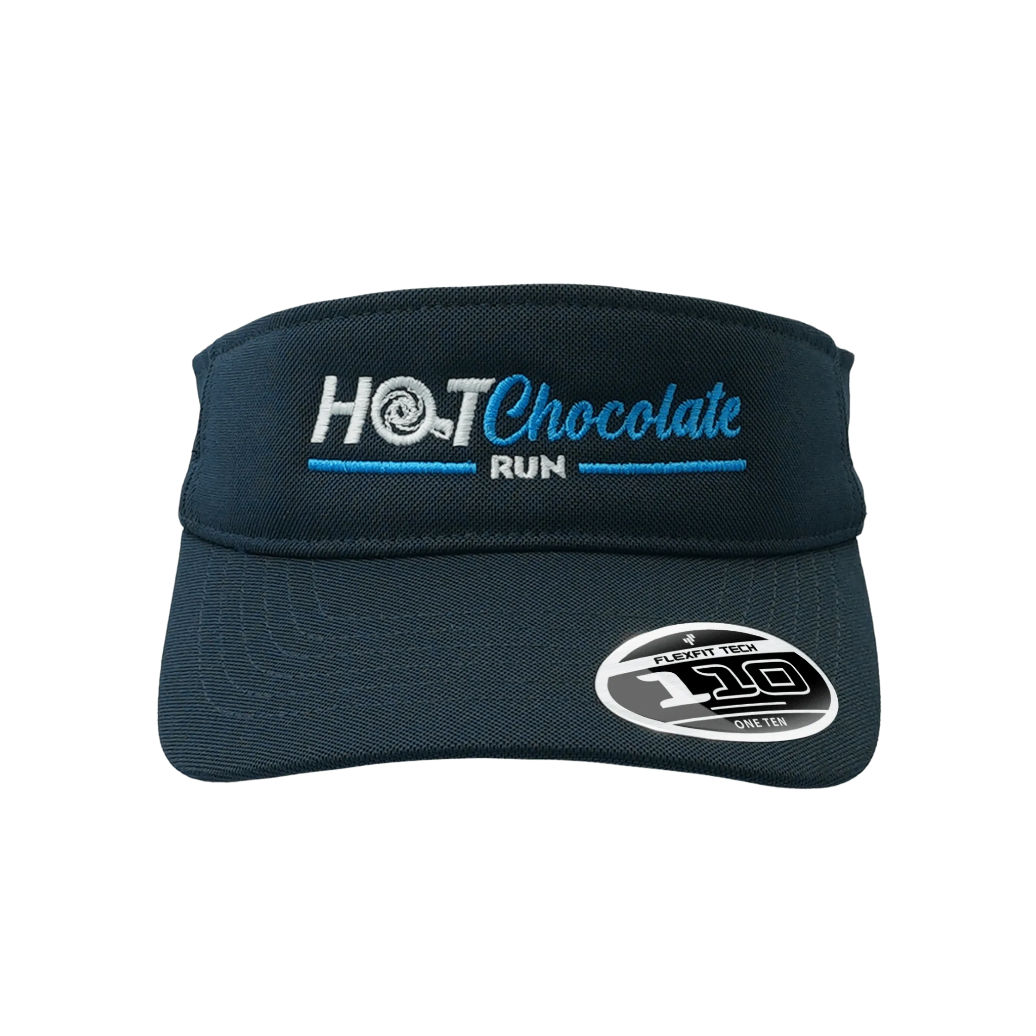Navy visor with 'Hot Chocolate Run' text