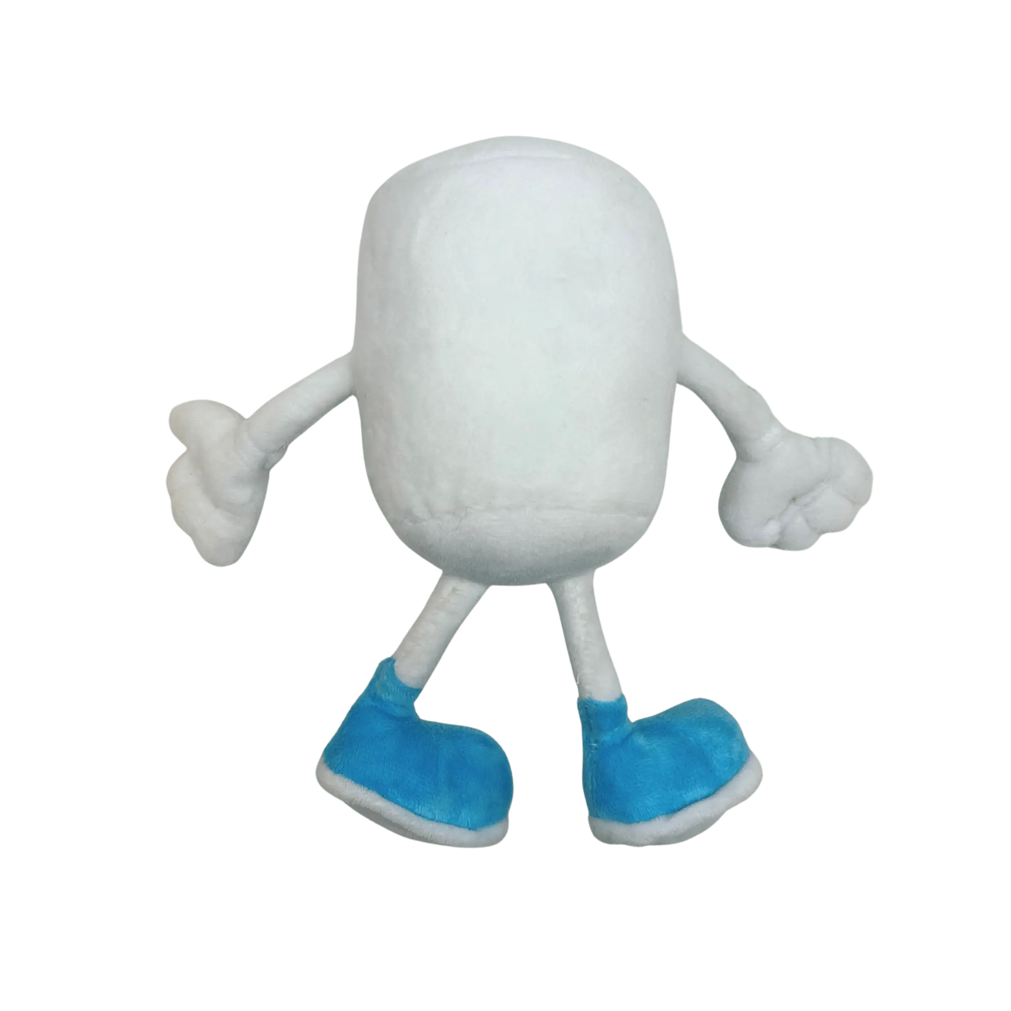 Back of Hot Chocolate Run Marshmallow plush toy
