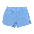 Light blue running shorts