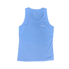 Light blue tank top with Hot Chocolate Run logo on left chest
