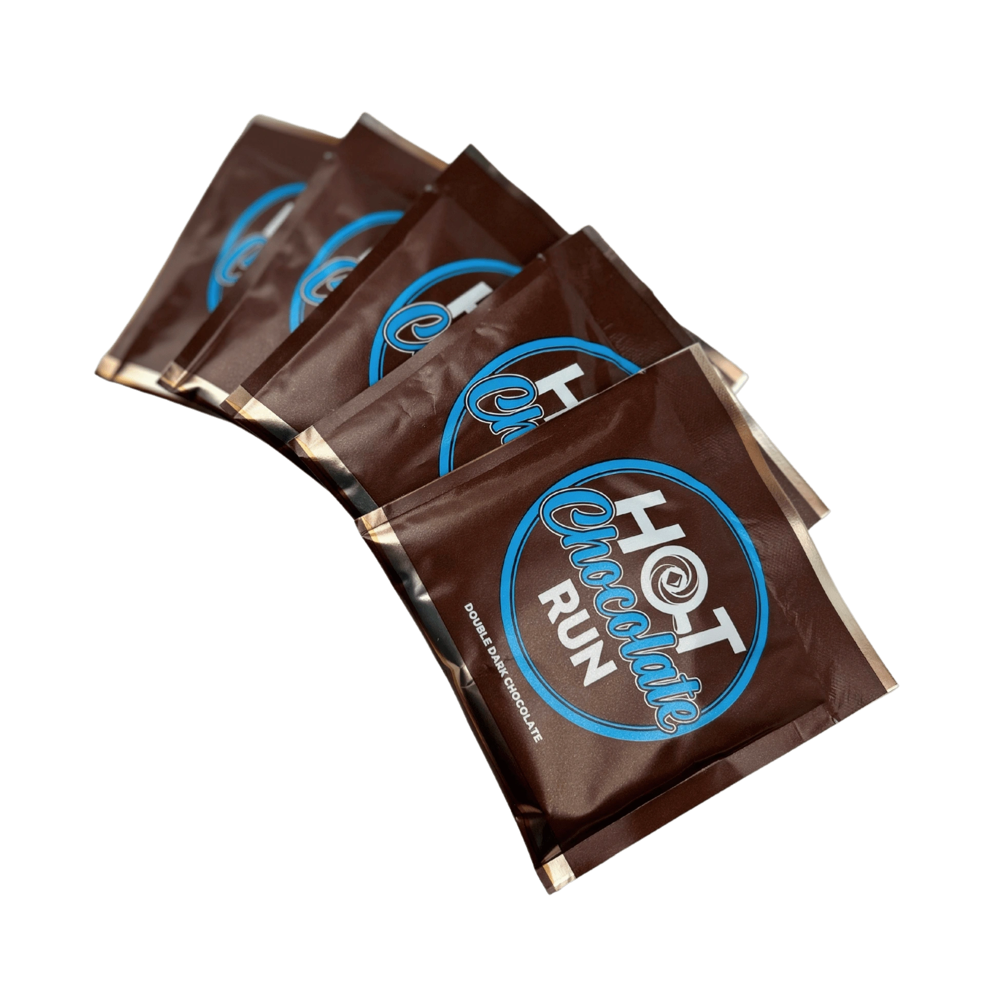 Five packets of Hot Chocolate powder