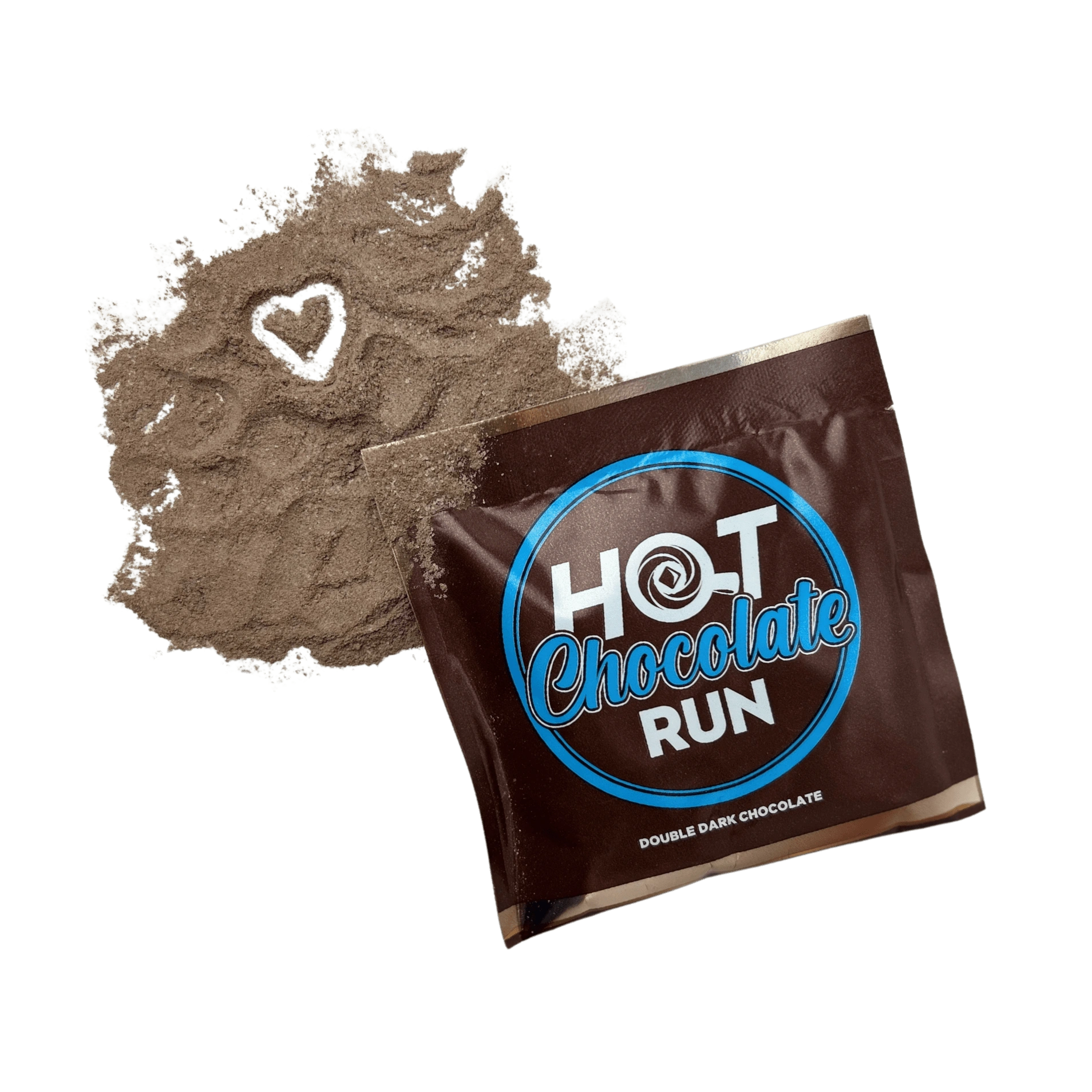 Hot Chocolate Run pack with chocolate powder