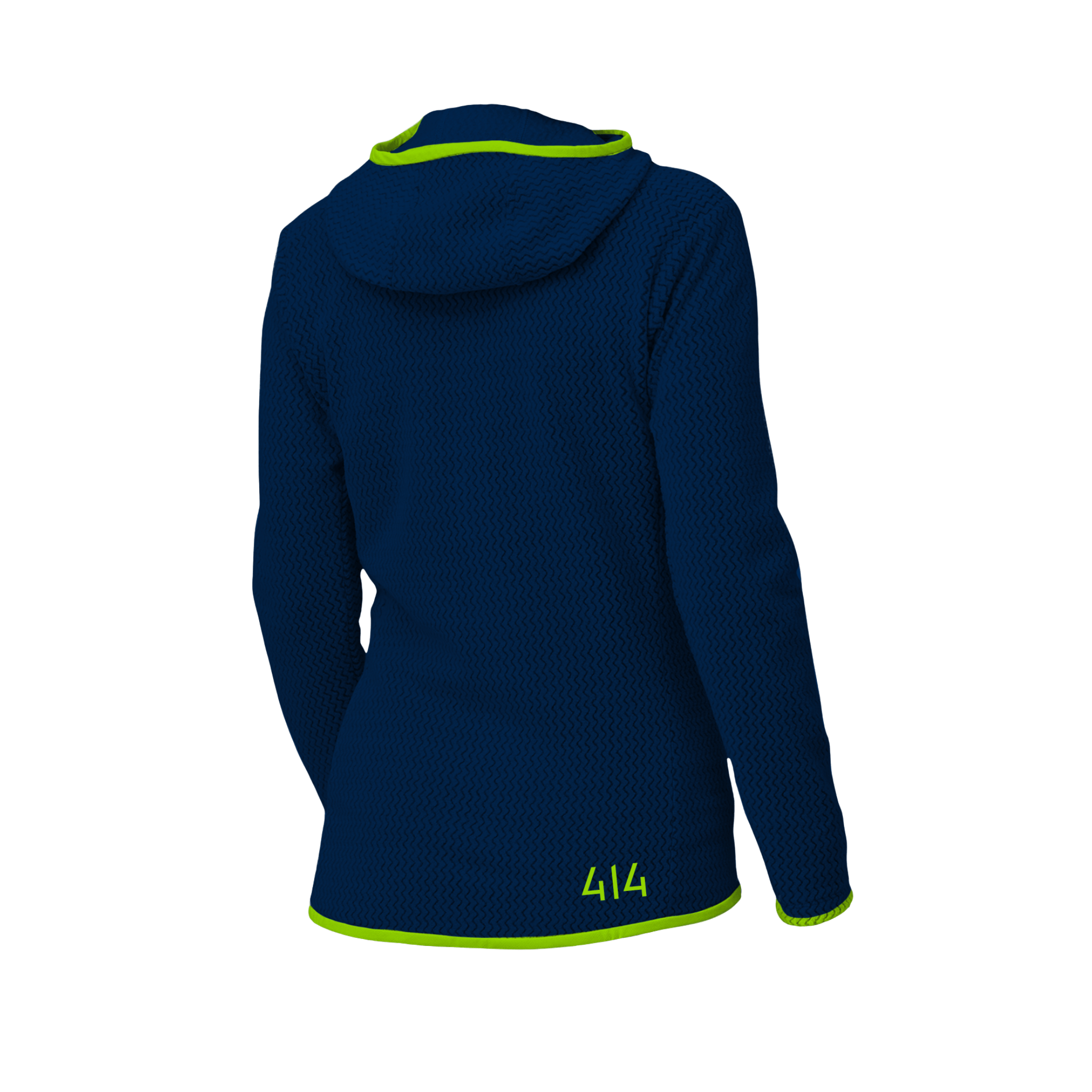Milwaukee Marathon Full Zip Hoodie Back