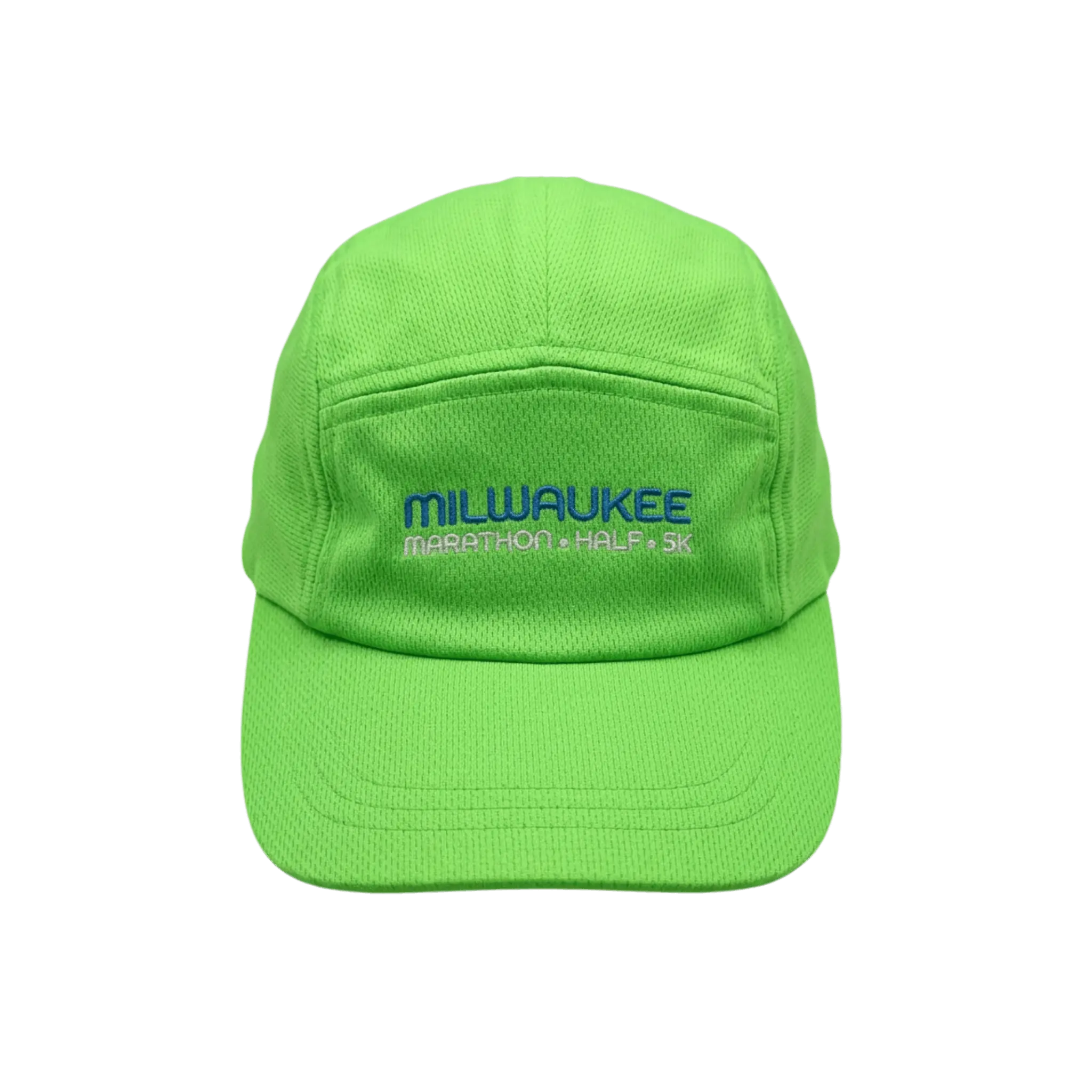 Green cap with 'Milwaukee Marathon Half 5K' text
