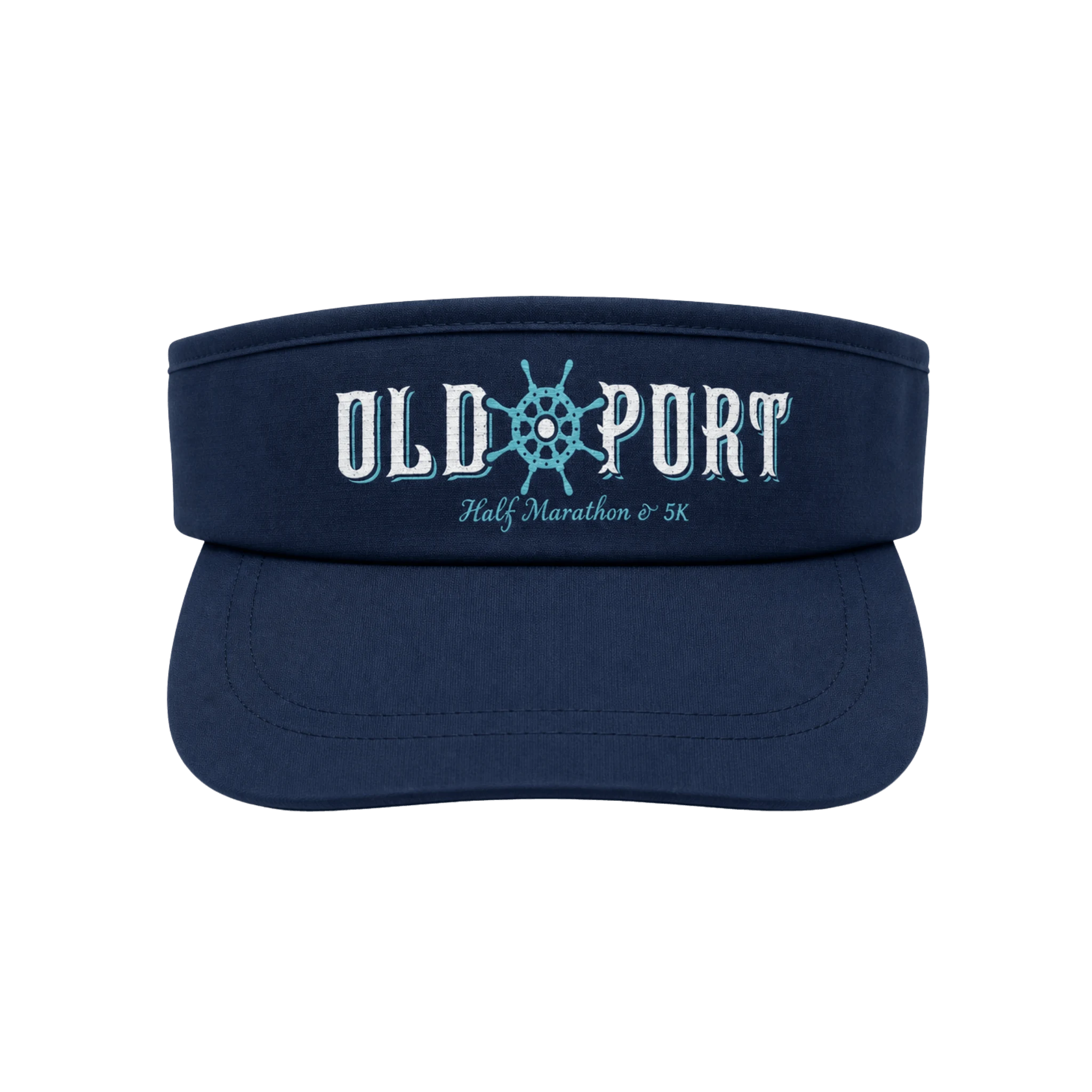 Navy visor with 'Old Port' branding