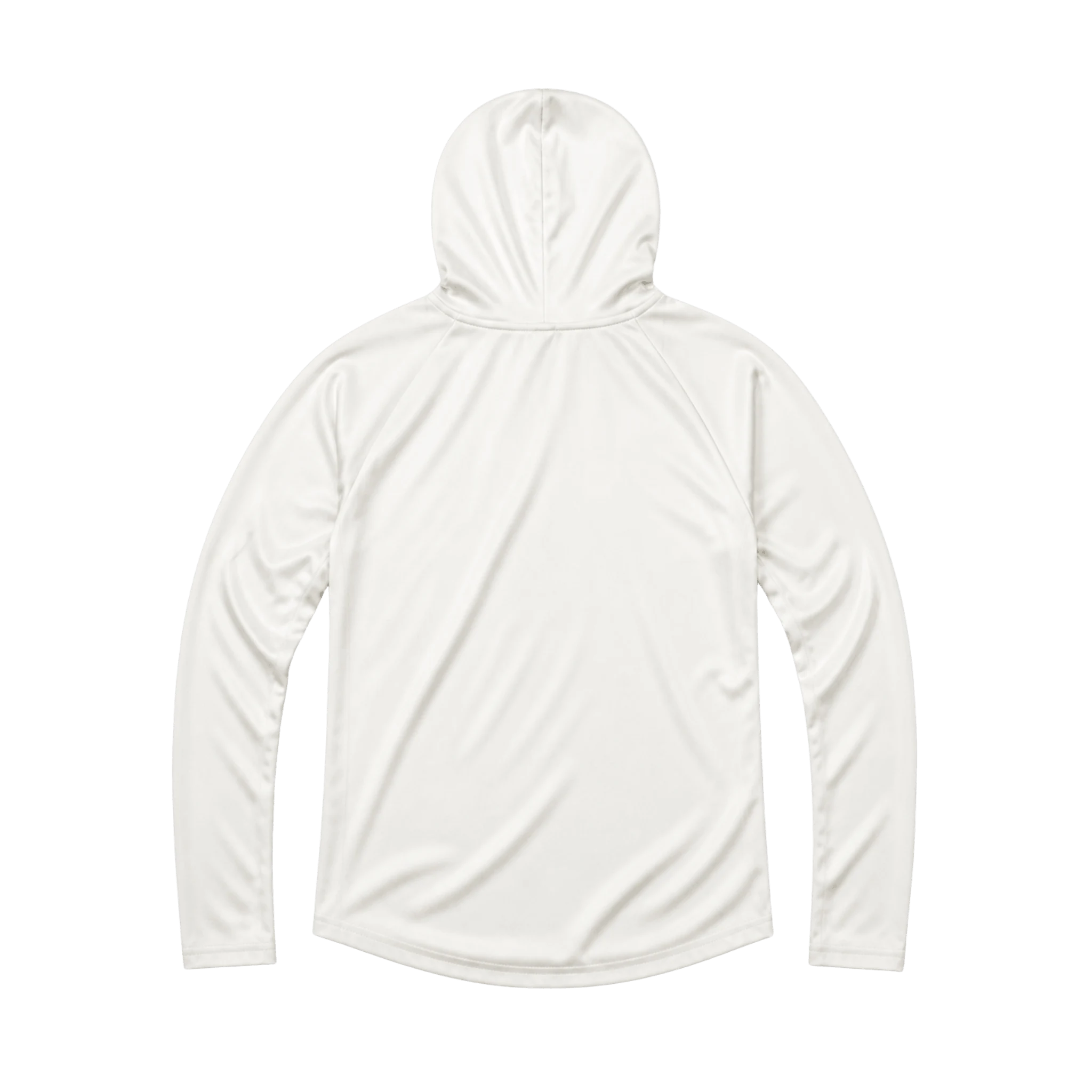 Back of white hoodie