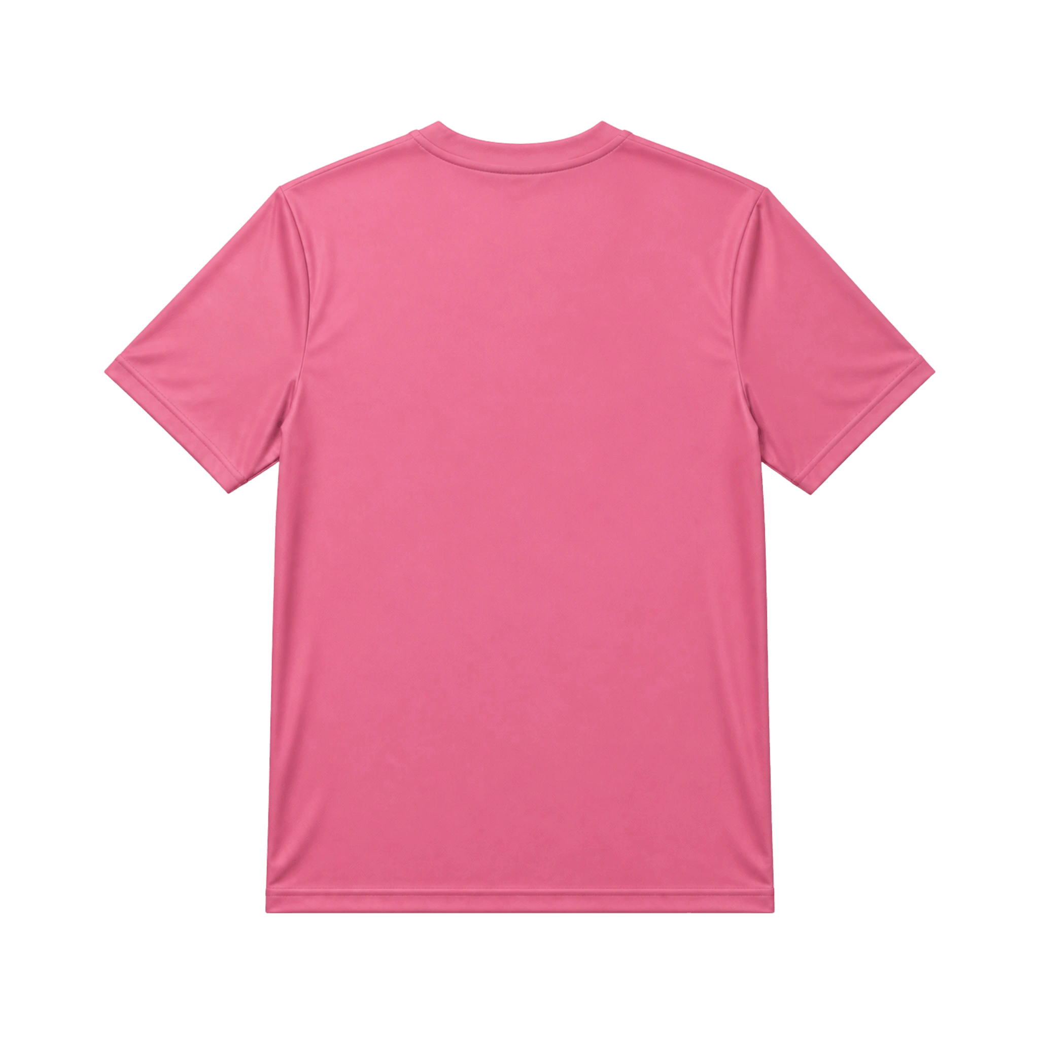 Back of pink t-shirt
