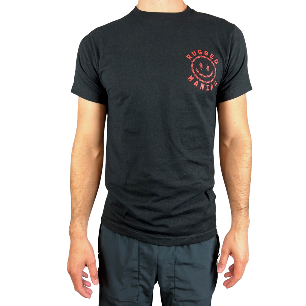 Rugged Maniac Barbed Wire SS Tee Black