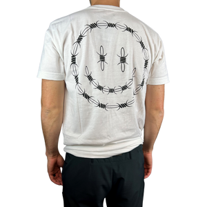 Rugged Maniac Barbed Wire SS Tee White