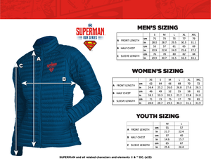 Men's Superman Puffer Jacket