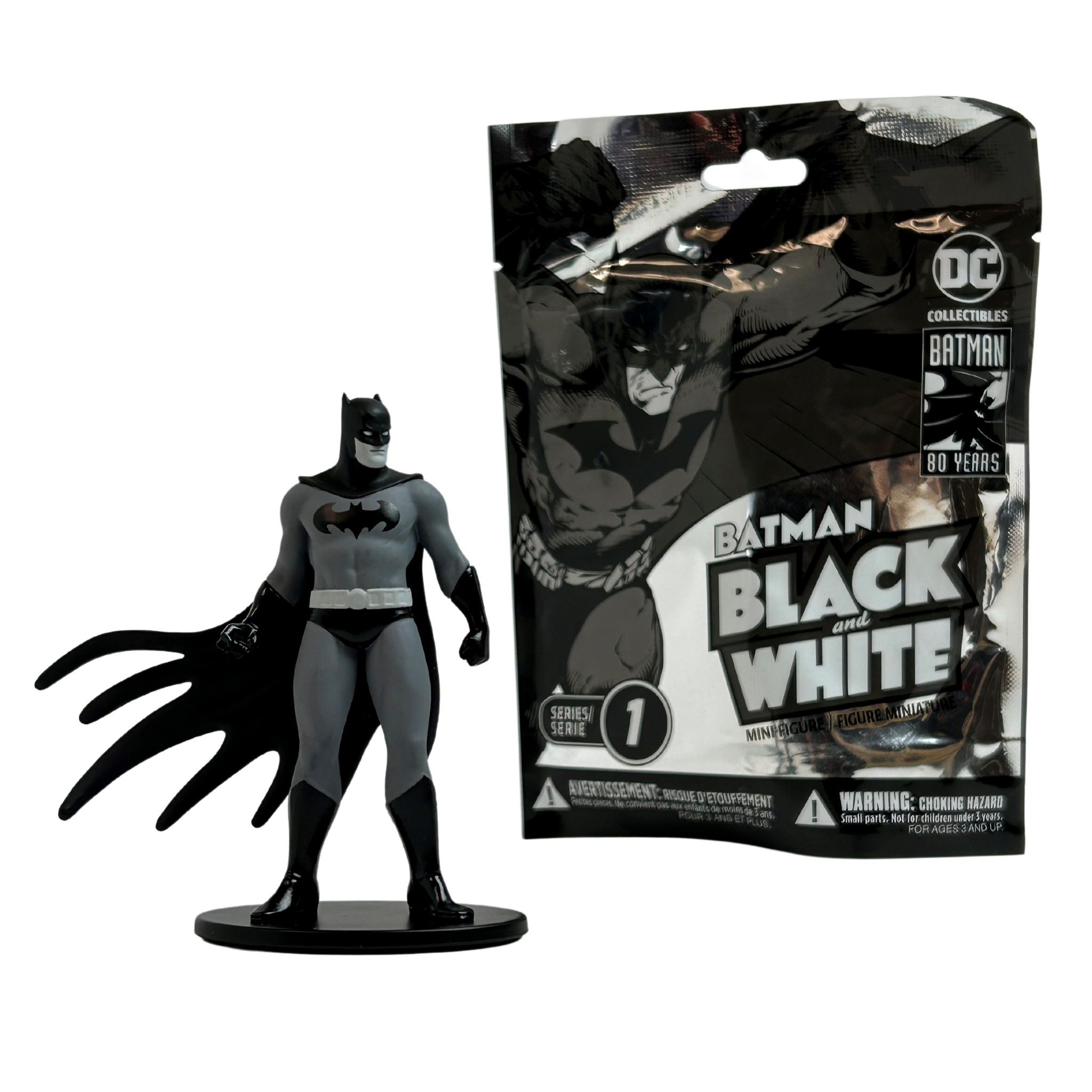 Batman Collectible Black & White Mini Figure