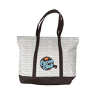 Tote bag with 'Cocoa Club' logo and text