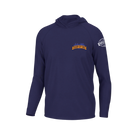 Purple hoodie with Derby City 10K logo on left chest and Louisville Triple Crown branding on shoulder sleeve 