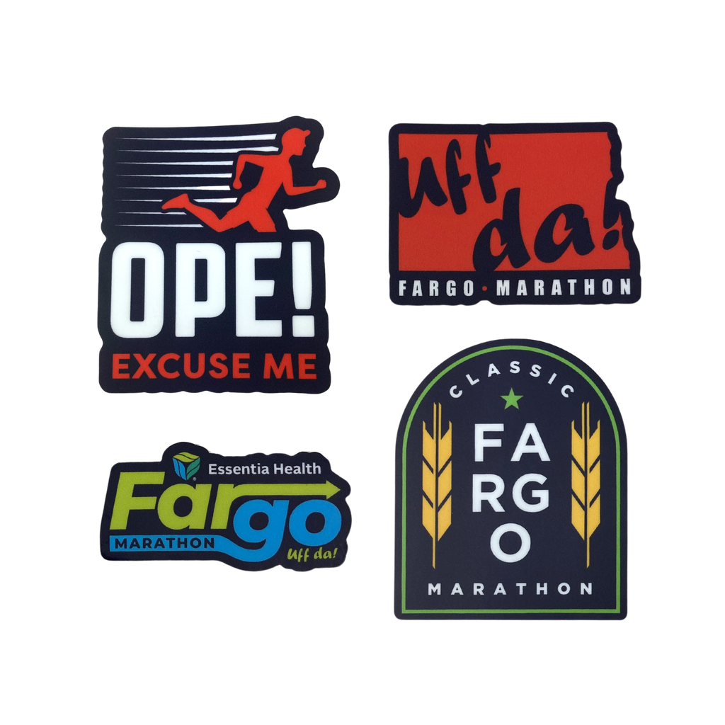 Fargo Marathon Stickers