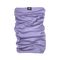 Lavender neck gaiter with a Hot Chocolate Run label