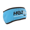 Light blue ear warmer with Hot Chocolate Run logo