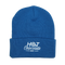 Blue beanie with 'Hot Chocolate Run' logo