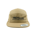 Beige cap with 'Hot Chocolate Run' logo