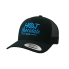 Black cap with blue 'Hot Chocolate Run' text 