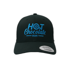 Black cap with blue 'Hot Chocolate Run' text 