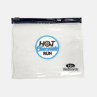 Clear pouch with 'Hot Chocolate Run' logo and 'BibBoards' branding