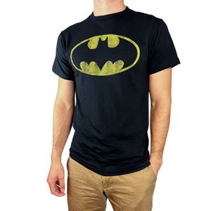 Men's Batman Faded Logo Tee