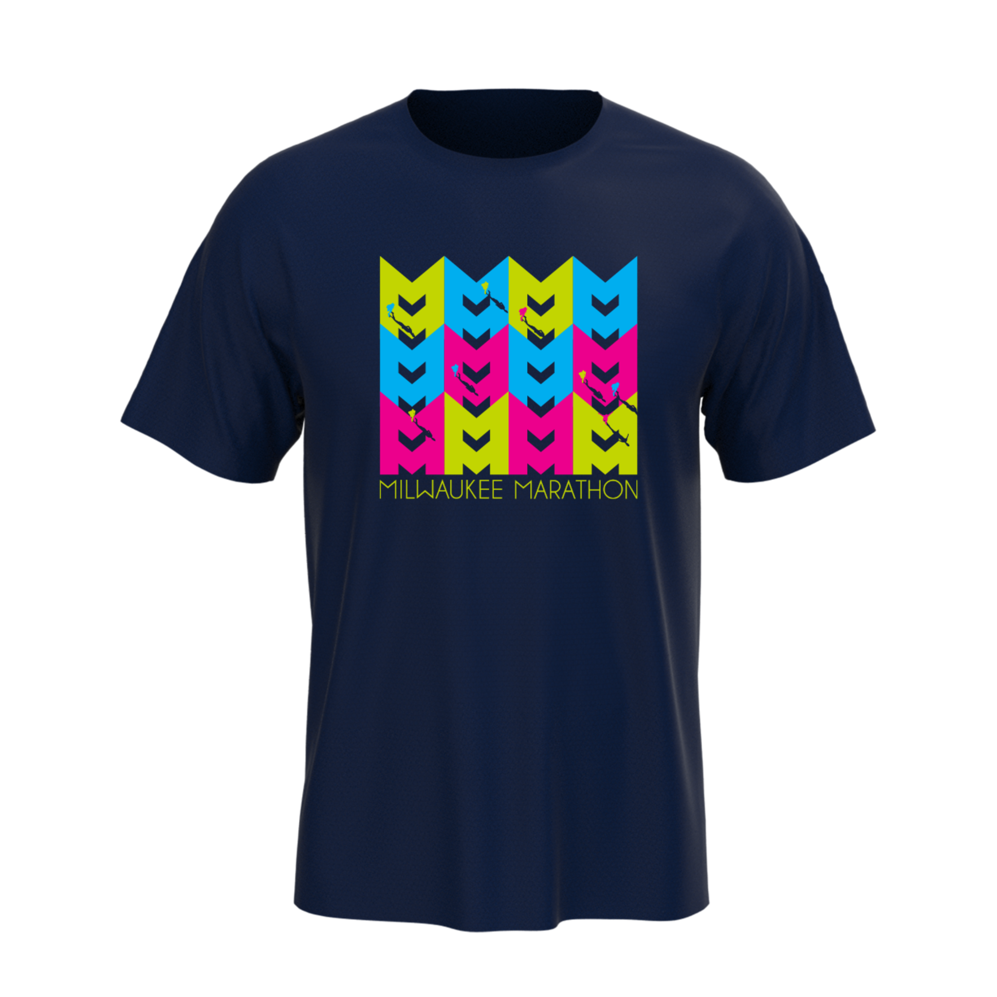 Women's Milwaukee Marathon Pattern Tee