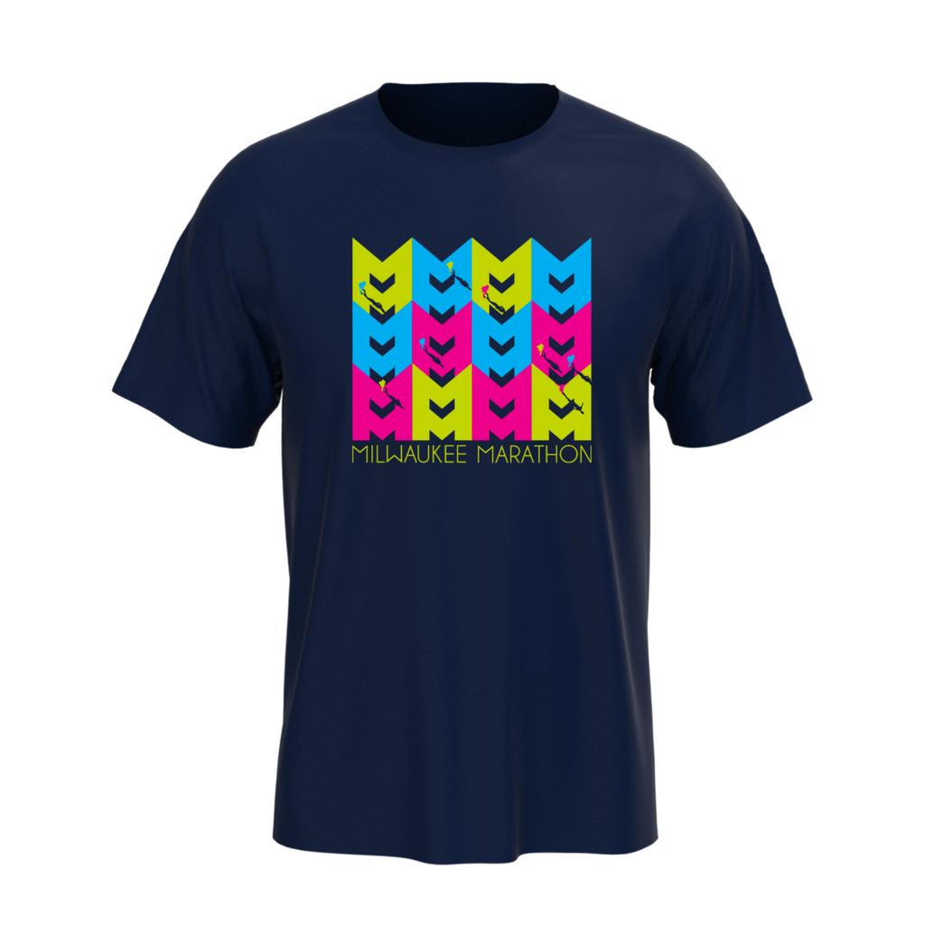 Women's Milwaukee Marathon Pattern Tee