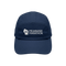 Navy blue cap with Milwaukee Marathon white logo