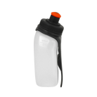 White and black SPI sports bottle with orange cap