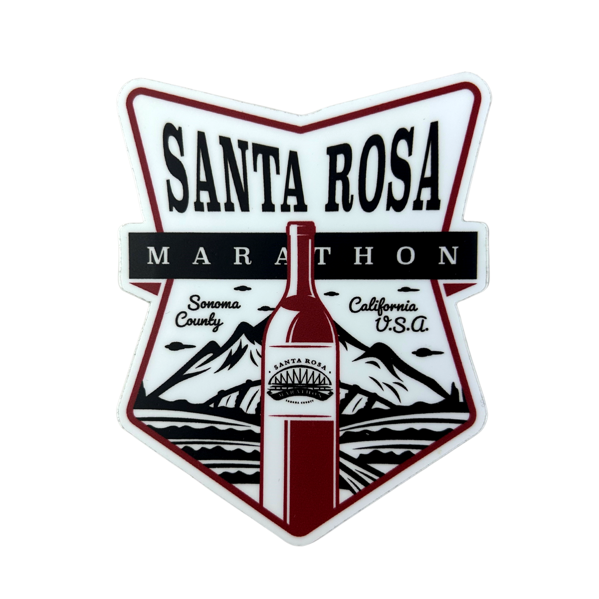 Santa Rosa Marathon Vinyl Decal