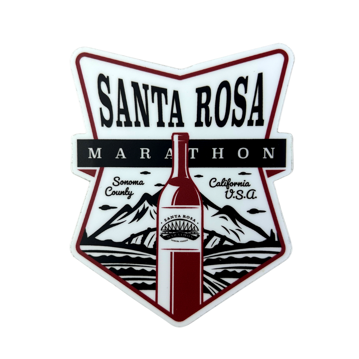 Santa Rosa Marathon Vinyl Decal – Ventures Endurance Online Store