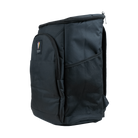 Black backpack with a Ventures Endurance logo on front