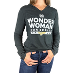 Women's Wonder Woman Lightweight V-Neck Hoodie
