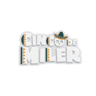 Sticker with 'Cinco de Miler' text and skull design