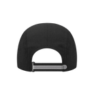 Black cap with a reflective strip 
