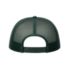 Green mesh cap with a black brim