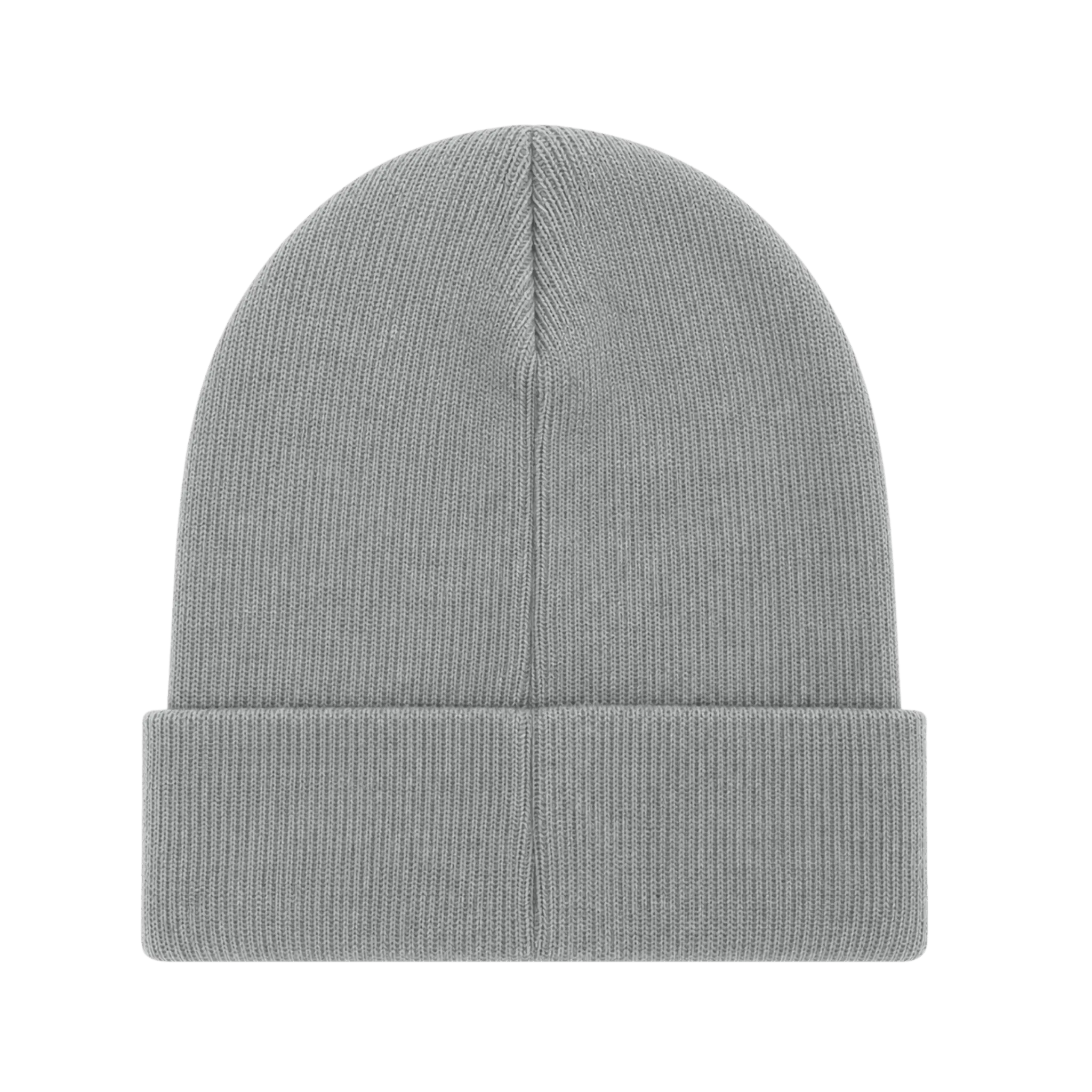 Gray knit beanie