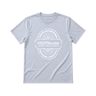 Light gray t-shirt with a white Hot Chocolate Run logo
