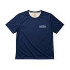 Navy blue t-shirt with 'Old Port' logo on a white background