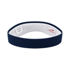 Navy blue visor with white interior