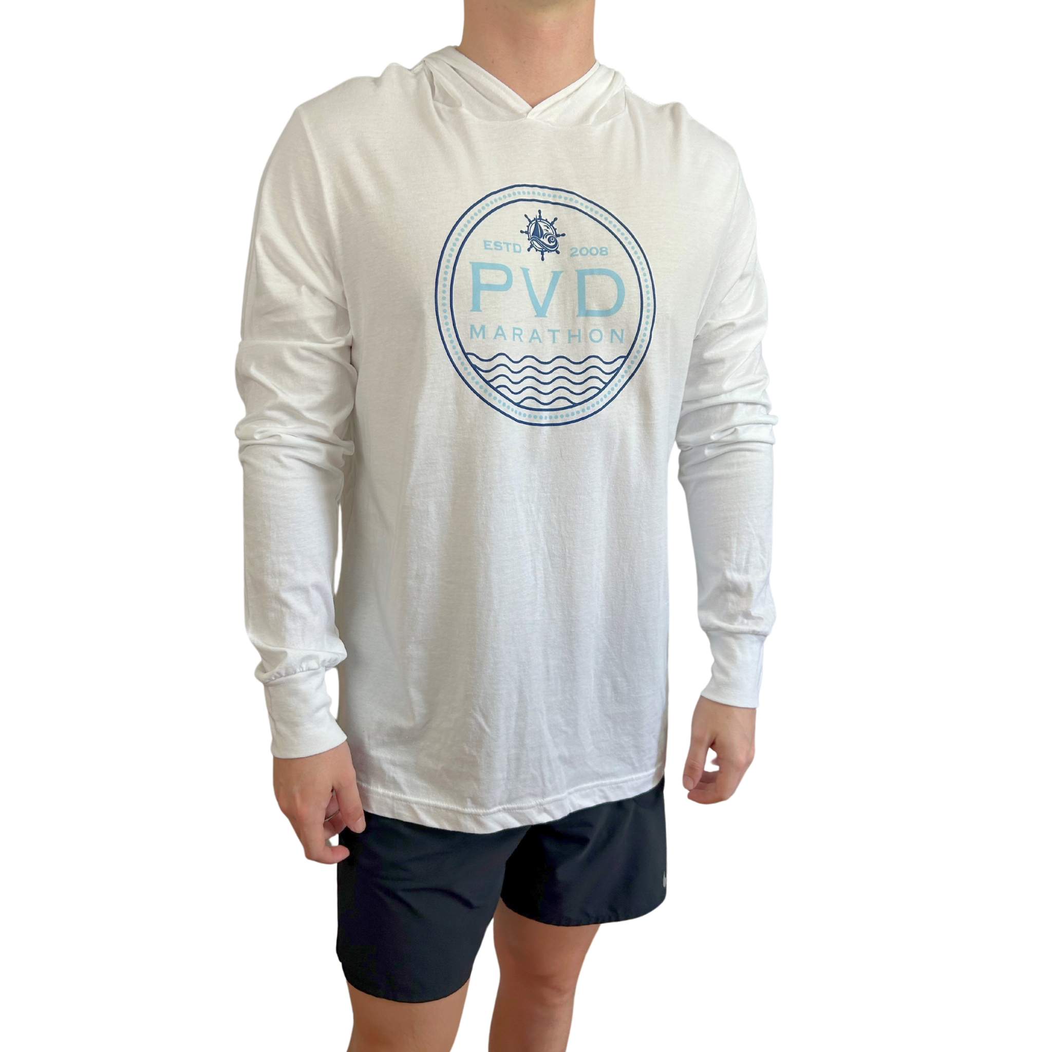 Providence Marathon PVD Long Sleeve Hoodie Tee