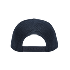 Navy blue cap with mesh back