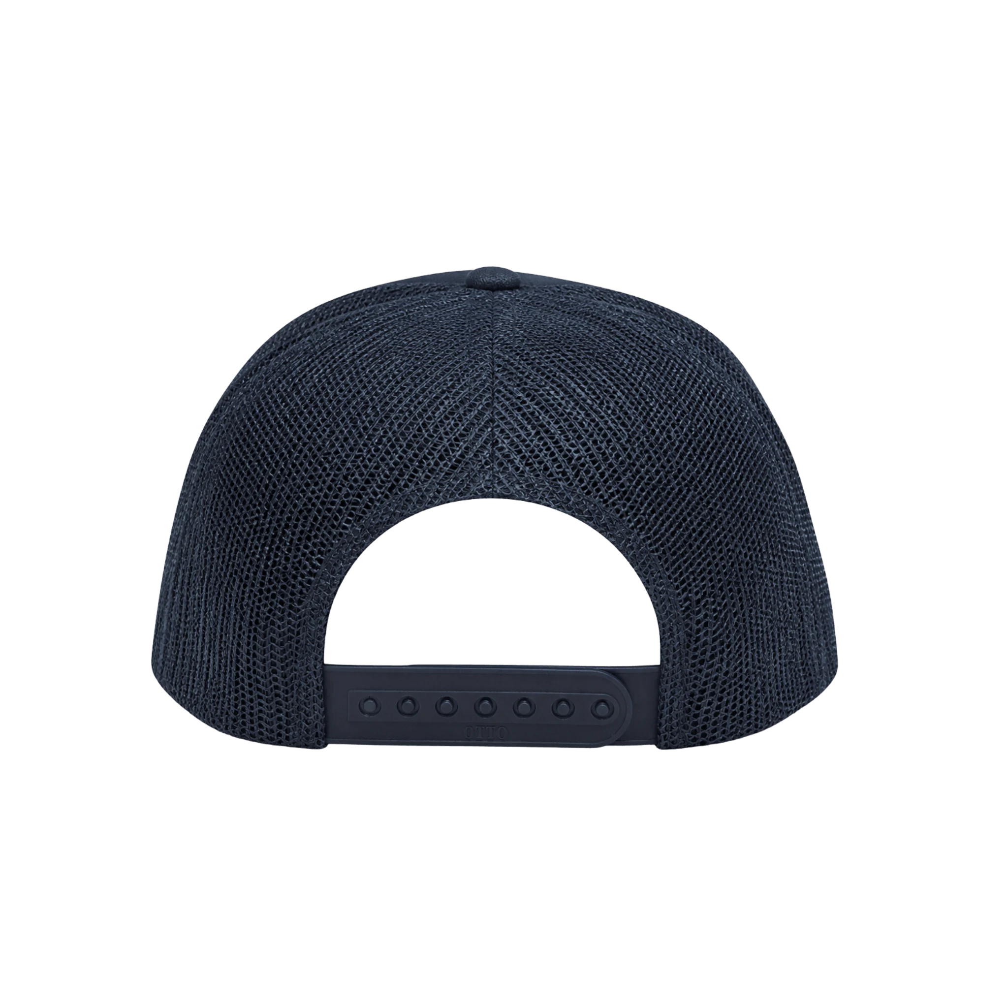Navy blue cap with mesh back