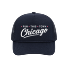 Navy cap with 'Run This Town Chicago' text