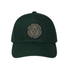 Dark green cap with embroidered Santa Rosa Marathon logo 