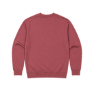 Back of red sweatshirt