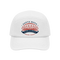 White cap with Santa Rosa Marathon logo 